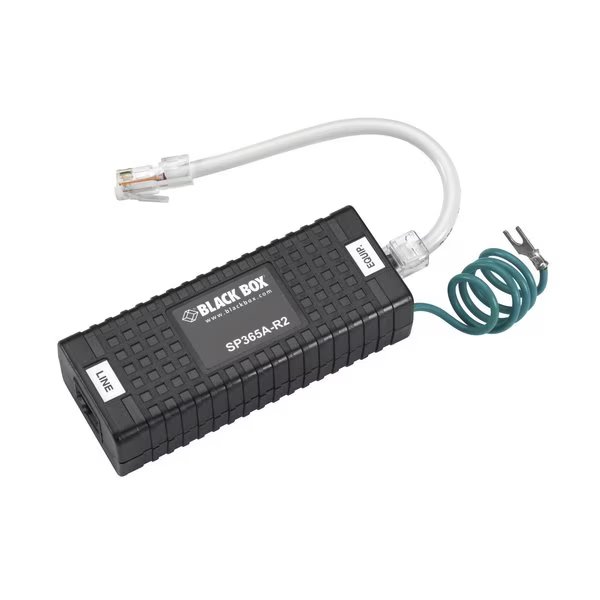 Telco (Dialup Modem/Fax) Rj-11 Surge Pro, Black Box, Mfr#: SP365A-R2